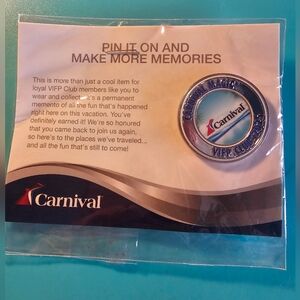 Carnival Cruise Lines VIFP 2025 Magic Pin Souvenir Collectible Keepsake
